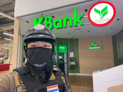 การตรวจ จุดเสี่ยงจุดล่อแหลม ธนาคาร  ร้านทอง ร้านสะดวกซื้อ เพื่อป้องกันเหตุ