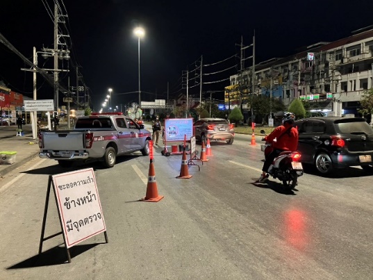 การตั้งจุดตรวจจุดสกัด