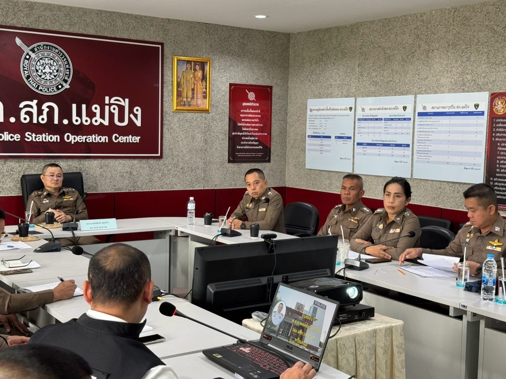 จเรตำรวจ ตรวจราชการ สภ.แม่ปิง